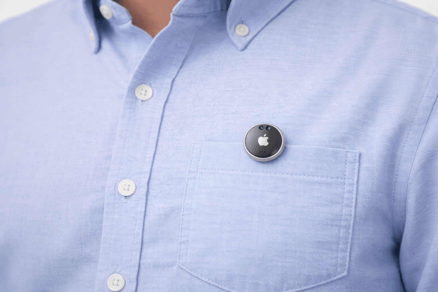 Apple trabaja en un wearable de IA del tamaño de un AirTag